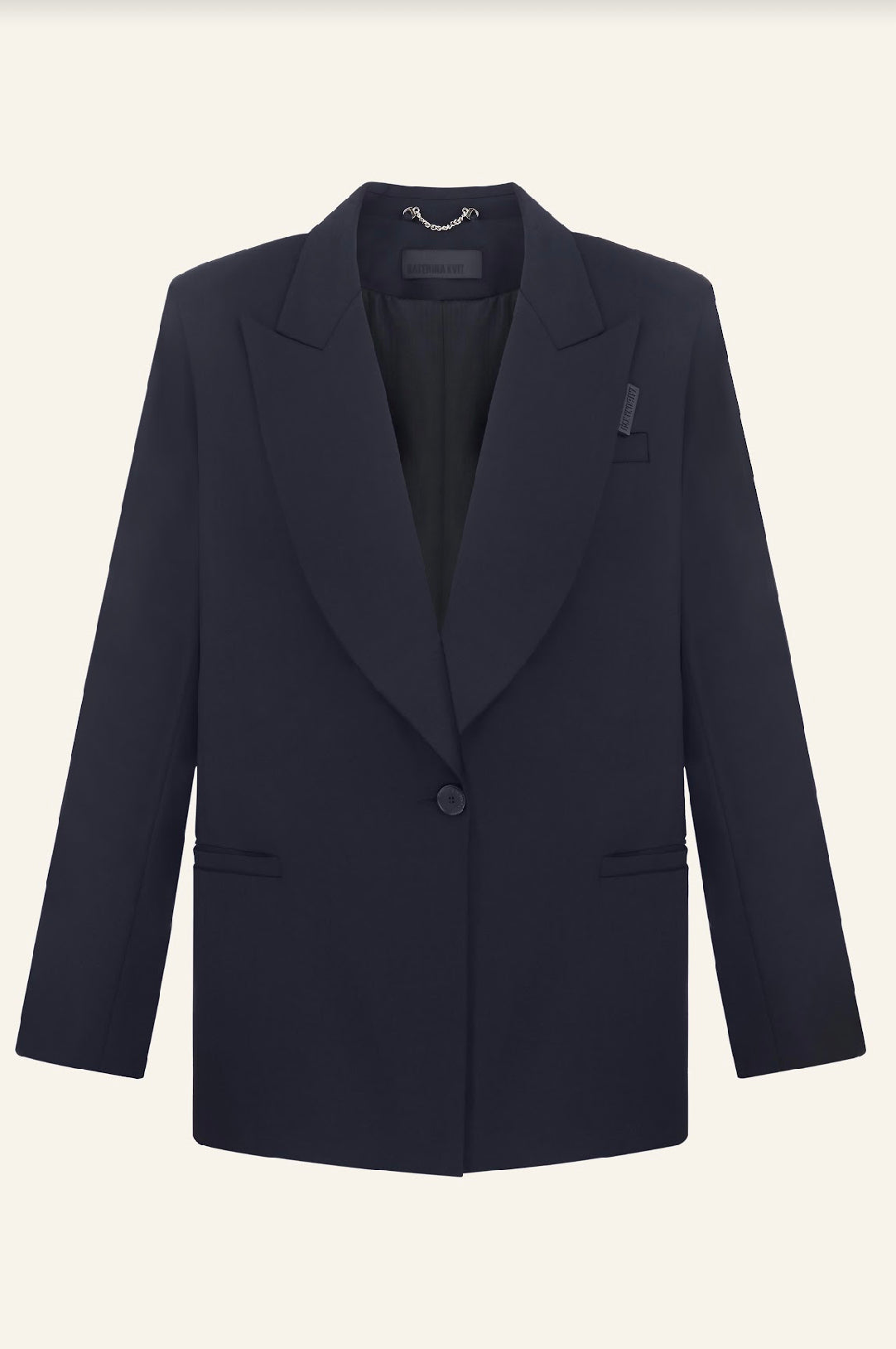 Navy Blue Suit by Katerina Kvit